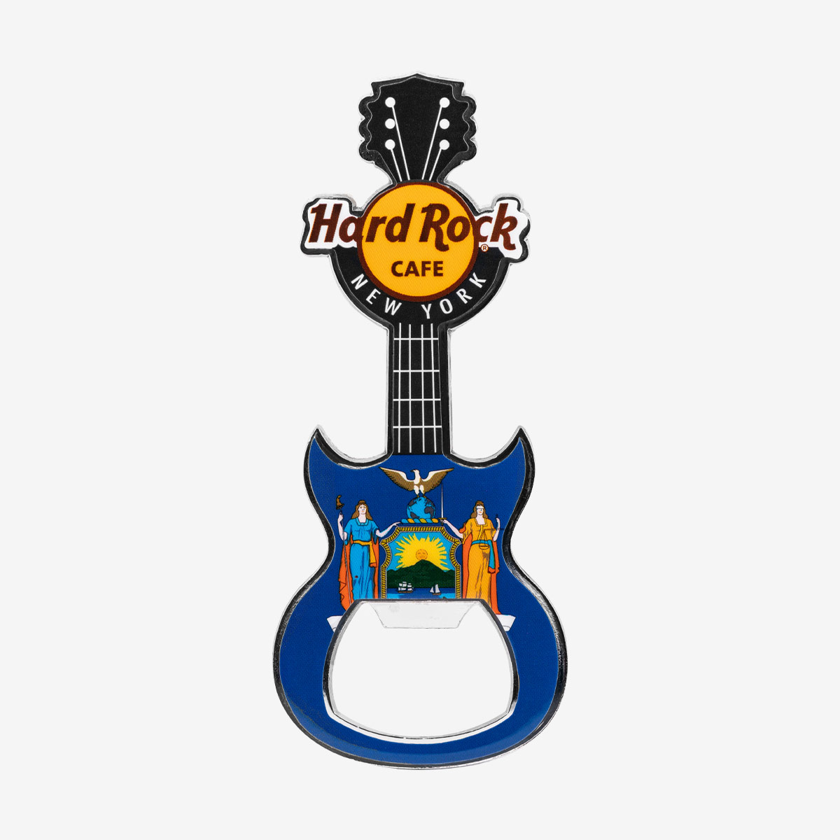 Flag Guitar Bottle Opener Magnet image number 1